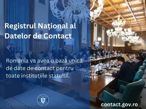 Secretariatul General al Guvernului: România va avea o bază unică de date de contact pentru toate instituțiile statului