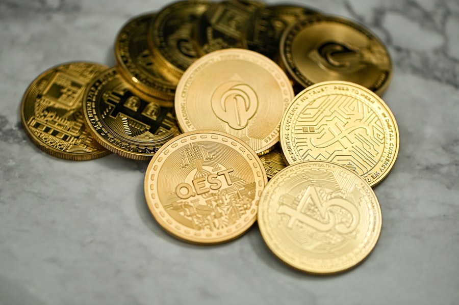 Golden coins