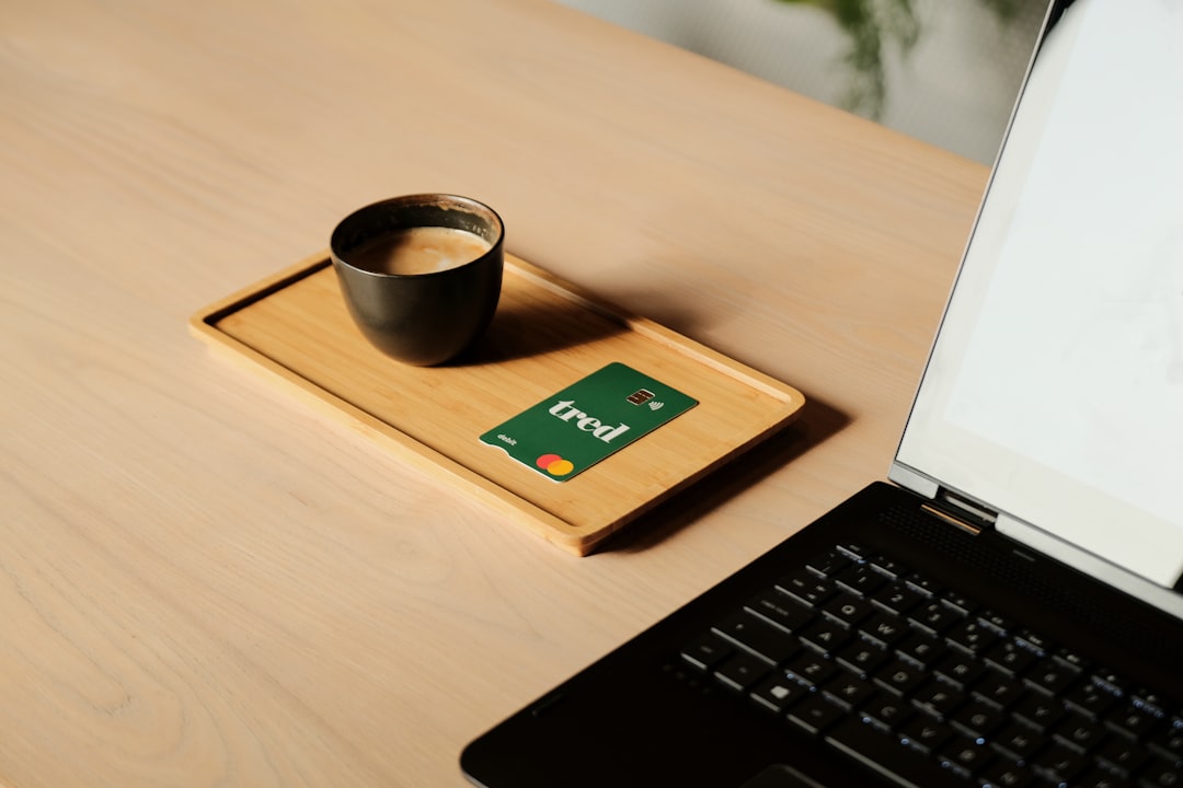 Photo Laptop and coffee