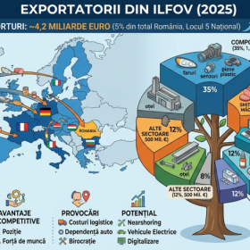 Exportatorii din Ilfov - Ce produse pleacă din județ în Europa