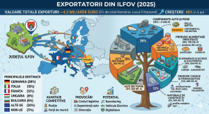 Exportatorii din Ilfov - Ce produse pleacă din județ în Europa