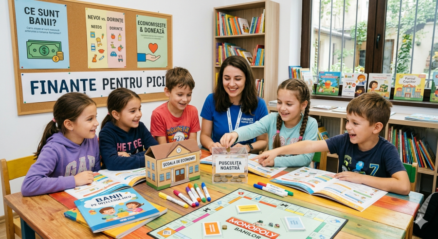 Programele de educație financiară pentru elevi în școlile din Ilfov