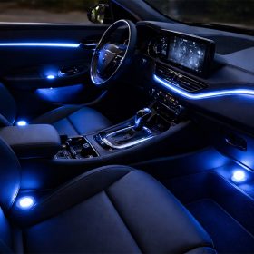 personalizare a interiorului auto prin iluminare ambientala moderna