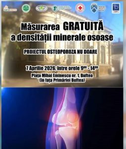 Campanie medicală gratuită la Buftea - screening pentru diabet și osteoporoză