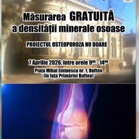 Campanie medicală gratuită la Buftea - screening pentru diabet și osteoporoză