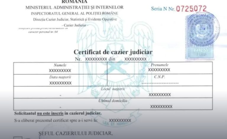 Cazier Judiciar Ilfov