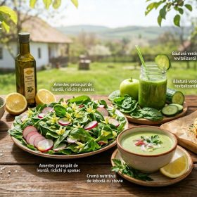 Detoxifiere după Paște- rețete cu verdețuri de primăvară