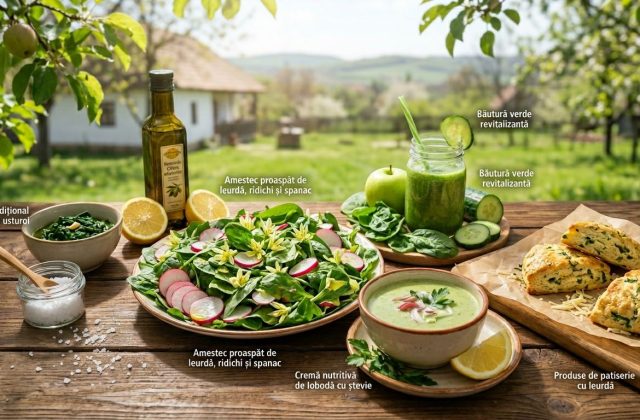 Detoxifiere după Paște- rețete cu verdețuri de primăvară