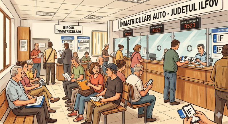 Înmatriculări auto în Ilfov