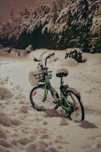 Mersul pe bicicletă iarna în Ilfov