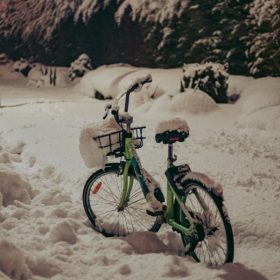 Mersul pe bicicletă iarna în Ilfov