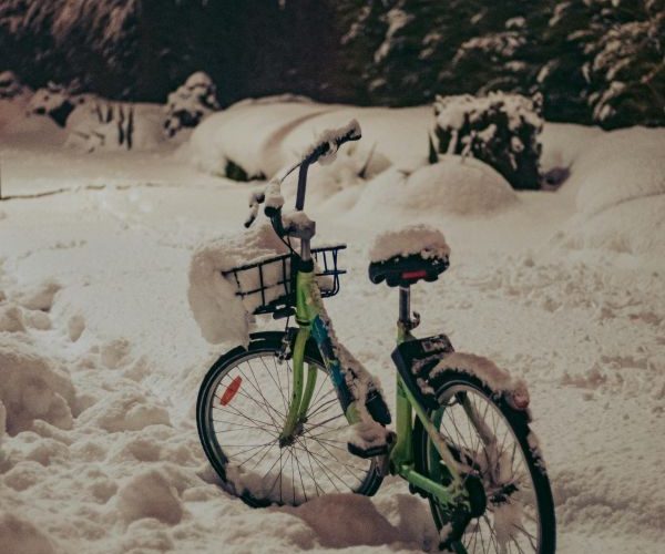 Mersul pe bicicletă iarna în Ilfov