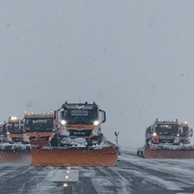 Prima zi cu zăpadă în Ilfov