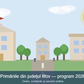 Program primării Ilfov 2026 — orar complet pe localități