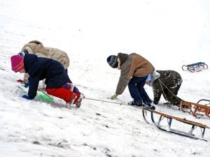 Sănii și snowboard în împrejurimile Ilfovului