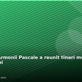 Concertul Armonii Pascale a reunit tineri muzicieni pe scena Buftei