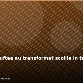 Elevii din Buftea au transformat școlile în târguri de Paște