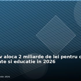 Județul Ilfov alocă 2 miliarde de lei pentru drumuri, apă, sănătate și educație în 2026