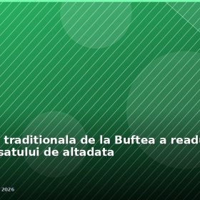 Sezatoarea traditionala de la Buftea a readus atmosfera satului de altadata