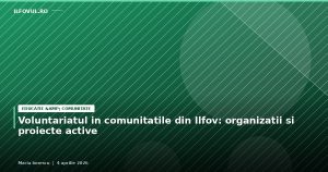 Voluntariatul în comunitățile din Ilfov: organizații și proiecte active