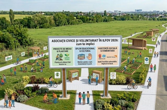 Asociații civice și voluntariat în Ilfov 2026. Cum te implici