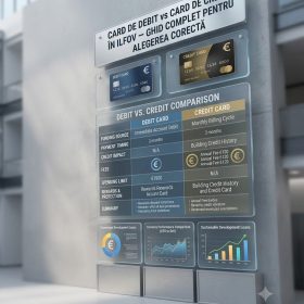 Card de debit vs card de credit în Ilfov - ghid complet pentru alegerea corectă