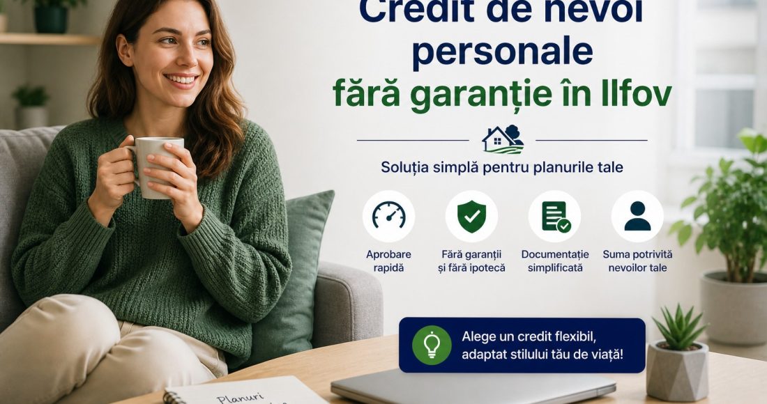 Credit de nevoi personale fără garanție în Ilfov