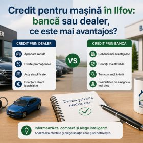 Credit pentru mașină în Ilfov - bancă sau dealer