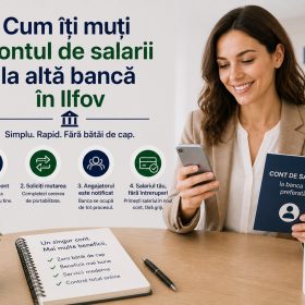 Cum îți muți contul de salarii la altă bancă în Ilfov