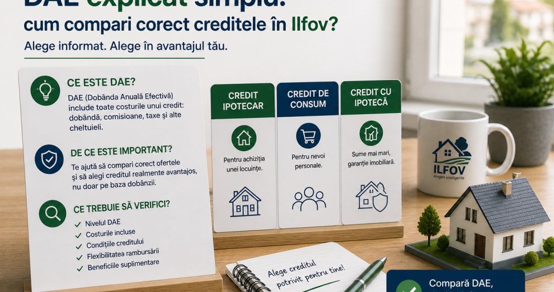 DAE explicat simplu - cum compari corect creditele în Ilfov