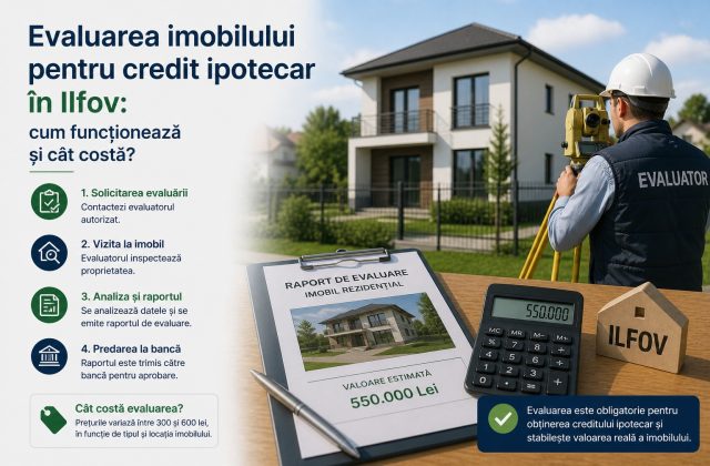 Evaluarea imobilului pentru credit ipotecar în Ilfov