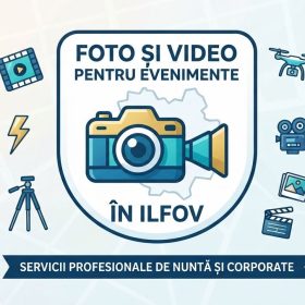 Foto și video pentru evenimente în Ilfov 2026 - fotografi, prețuri, pachete