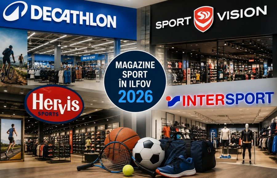 Magazine sport în Ilfov 2026 - Decathlon, Sport Vision, Hervis, Intersport