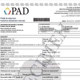 PAID + asigurări locuință în Ilfov