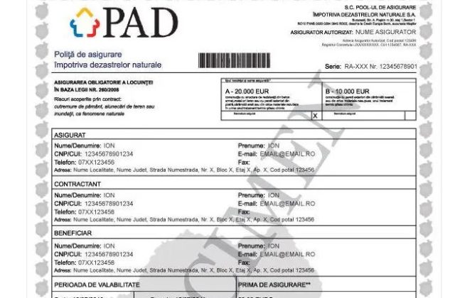 PAID + asigurări locuință în Ilfov