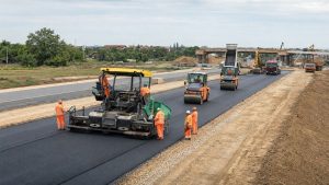 A început asfaltarea pe Centura Buftea. Stadiul fizic raportat de Ministerul Transporturilor este de 34%