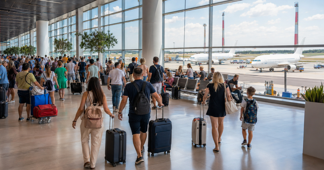 Aeroportul Otopeni a depășit 7,7 milioane de pasageri în primul semestru din 2026