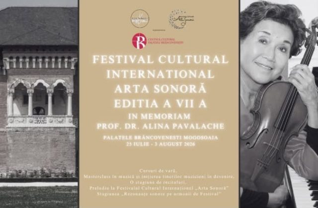Festivalul „Arta Sonoră” revine la Mogoșoaia. Recitalurile încep pe 26 iulie