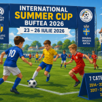 International Summer Cup Buftea 2026, programată între 23 și 26 iulie pentru șapte generații de copii