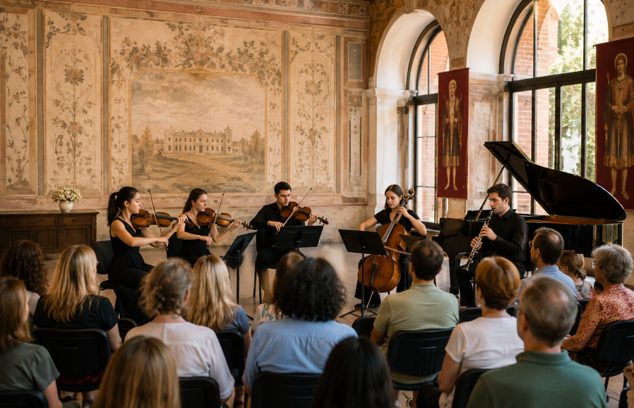 Mogoșoaia - Concert cameral ADMUSICAM duminică, la Palatul Brâncovenesc, intrarea este liberă