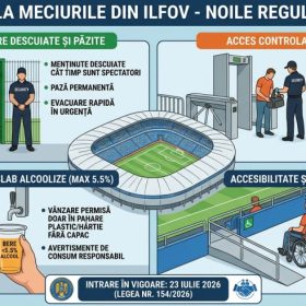 Siguranța la meciurile din Ilfov. Instituțiile și cluburile au analizat riscurile, iar noile reguli au intrat în vigoare