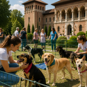 Târg de adopții ASPA la Mogoșoaia, pe 25 iulie - 20 de câini își caută familii