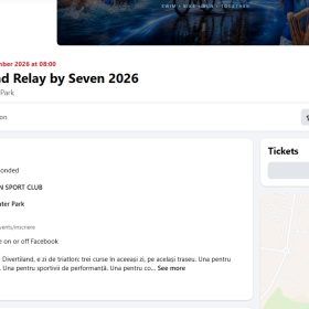 Triatlon la Chiajna pe 12 septembrie cu ștafete pentru amatori, sportivi legitimați și copii