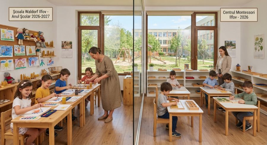Școli Waldorf și Montessori în Ilfov 2026