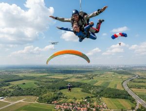 Skydiving și paragliding aproape de Ilfov