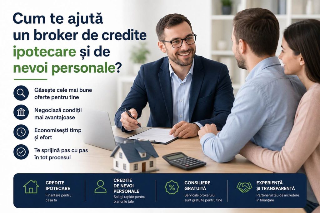 Cum te ajută un broker de credite ipotecare și de nevoi personale?