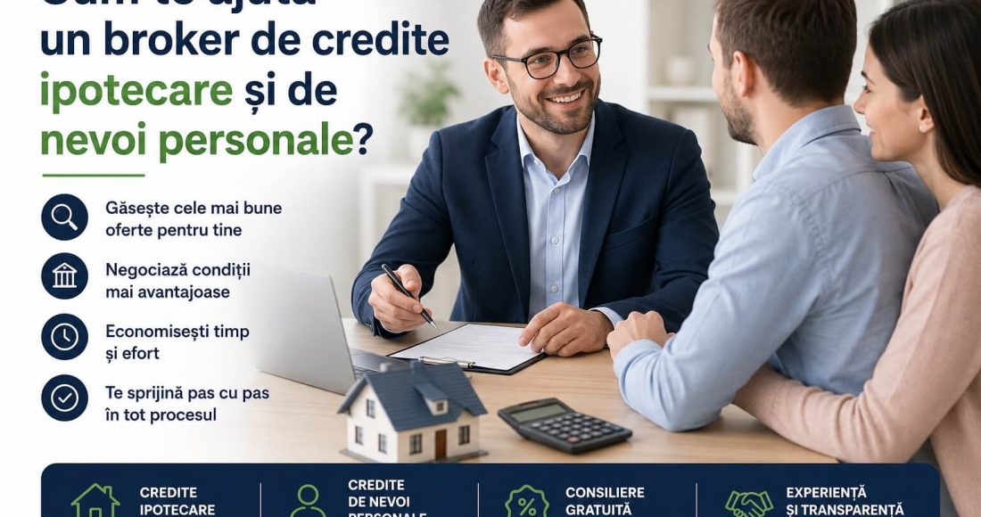 Cum te ajută un broker de credite ipotecare și de nevoi personale?