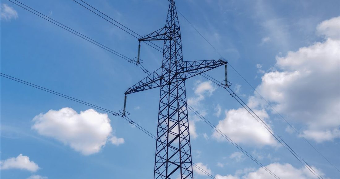 Stalp de inalta tensiune al retelei electrice