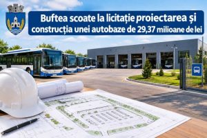 Buftea licitează autobaza de 29,37 milioane lei
