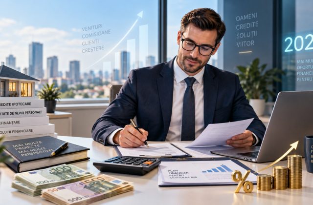 Cât câștigă un broker de credite în 2026